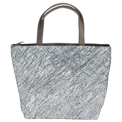 Gray pattern Bucket Bags