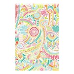 Hippie Flowers Pattern, pink blue green, zz0101 Shower Curtain 48  x 72  (Small) Curtain(48  X 72 ) - 42.18 x64.8  Curtain(48  X 72 )