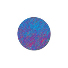 Blue Pattern Golf Ball Marker by Valentinaart