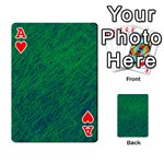 Deep green pattern Playing Cards 54 Designs  Front - HeartA