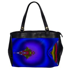 Into The Blue Fractal Office Handbags