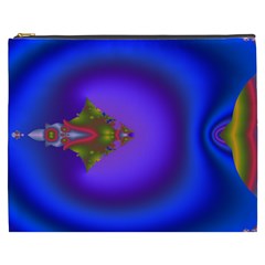 Into The Blue Fractal Cosmetic Bag (xxxl) 