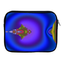 Into The Blue Fractal Apple Ipad 2/3/4 Zipper Cases by Fractalsandkaleidoscopes