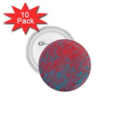 Red and blue pattern 1.75  Buttons (10 pack)