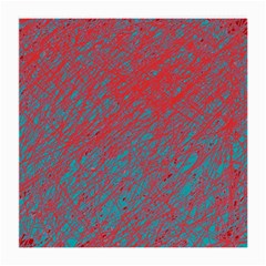 Red and blue pattern Medium Glasses Cloth