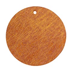 Orange pattern Ornament (Round) 