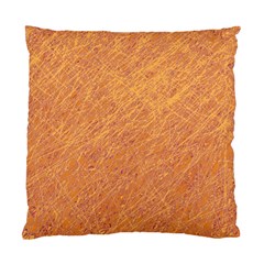 Orange pattern Standard Cushion Case (Two Sides)