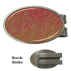 Brown Pattern Money Clips (oval) 