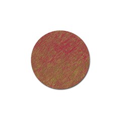 Brown Pattern Golf Ball Marker by Valentinaart