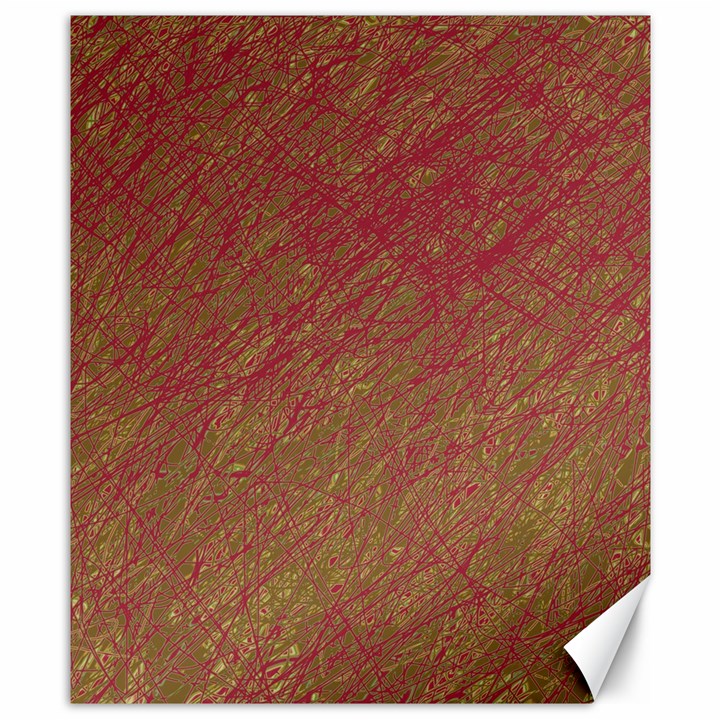 Brown pattern Canvas 8  x 10 