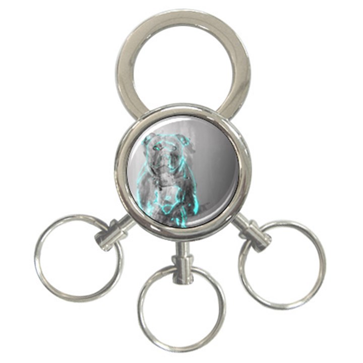 Dog 3-Ring Key Chains