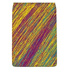Yellow, Purple And Green Van Gogh Pattern Flap Covers (l)  by Valentinaart