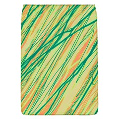 Green And Orange Pattern Flap Covers (l)  by Valentinaart