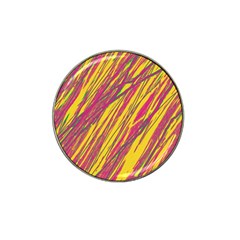 Orange Pattern Hat Clip Ball Marker (10 Pack) by Valentinaart