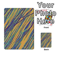 Blue And Yellow Van Gogh Pattern Multi-purpose Cards (rectangle) 