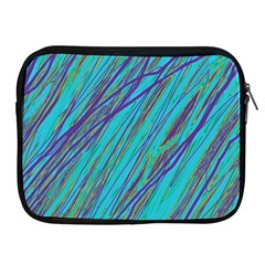 Blue Pattern Apple Ipad 2/3/4 Zipper Cases by Valentinaart