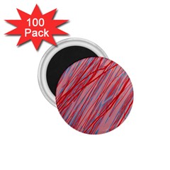 Pink And Red Decorative Pattern 1 75  Magnets (100 Pack)  by Valentinaart
