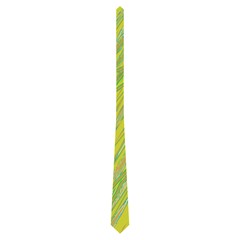 Green And Yellow Van Gogh Pattern Neckties (two Side) 