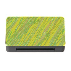 Green And Yellow Van Gogh Pattern Memory Card Reader With Cf by Valentinaart