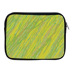 Green And Yellow Van Gogh Pattern Apple Ipad 2/3/4 Zipper Cases by Valentinaart