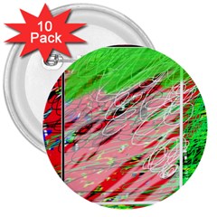 Colorful pattern 3  Buttons (10 pack) 