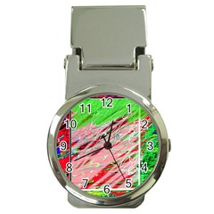 Colorful pattern Money Clip Watches