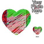 Colorful pattern Multi-purpose Cards (Heart)  Front 1