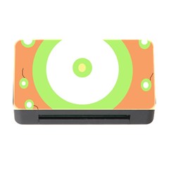 Green And Orange Design Memory Card Reader With Cf by Valentinaart