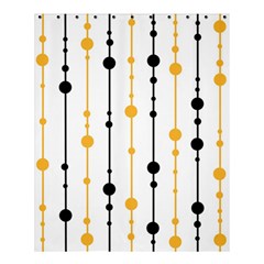 Yellow, Black And White Pattern Shower Curtain 60  X 72  (medium)  by Valentinaart