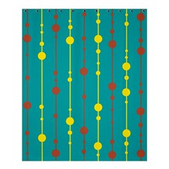 Green, Yellow And Red Pattern Shower Curtain 60  X 72  (medium)  by Valentinaart