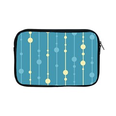 Blue Pattern Apple Ipad Mini Zipper Cases by Valentinaart