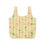 Pastel pattern Full Print Recycle Bags (S)  Back