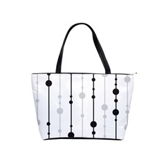 Black And White Elegant Pattern Shoulder Handbags by Valentinaart