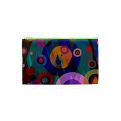 Abstract #447 Cosmetic Bag (xs) by RockettGraphics