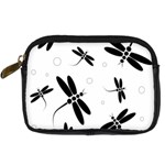 Black and white dragonflies Digital Camera Cases Front