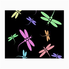 Pastel Dragonflies Small Glasses Cloth