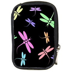 Pastel Dragonflies Compact Camera Cases by Valentinaart