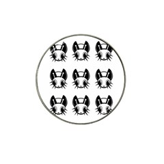 Black And White Fireflies Patten Hat Clip Ball Marker (10 Pack) by Valentinaart