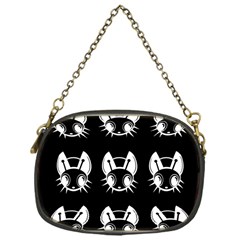 White And Black Fireflies  Chain Purses (one Side) 