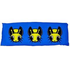 Yellow and blue firefies Body Pillow Case (Dakimakura)