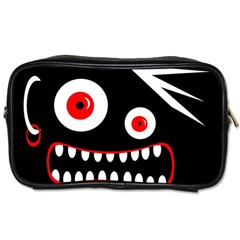 Crazy Monster Toiletries Bags by Valentinaart