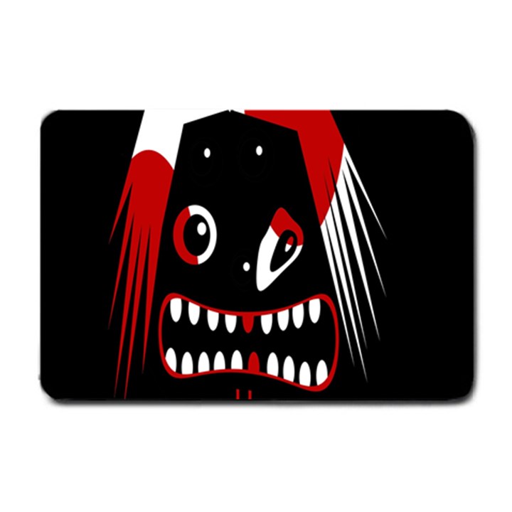 Zombie face Small Doormat 