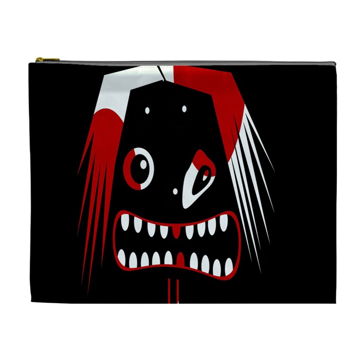 Zombie face Cosmetic Bag (XL)