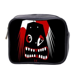 Zombie Face Mini Toiletries Bag 2-side by Valentinaart