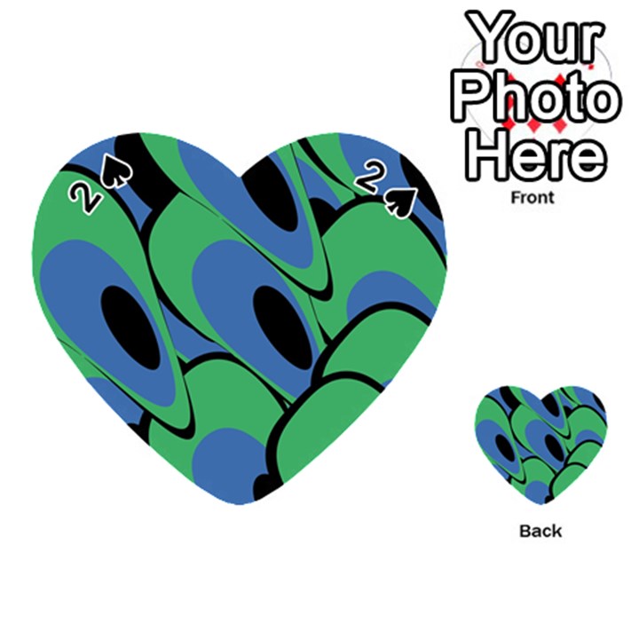 Peacock pattern Playing Cards 54 (Heart) 