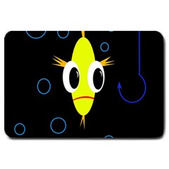 Yellow fish Large Doormat 