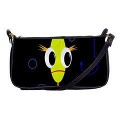 Yellow fish Shoulder Clutch Bags