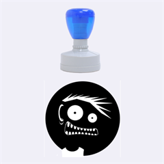 Crazy Man Rubber Round Stamps (medium)