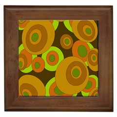 Brown pattern Framed Tiles