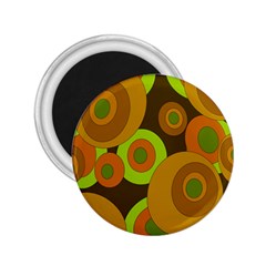 Brown pattern 2.25  Magnets